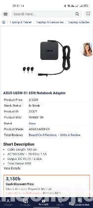 Asus laptop charger